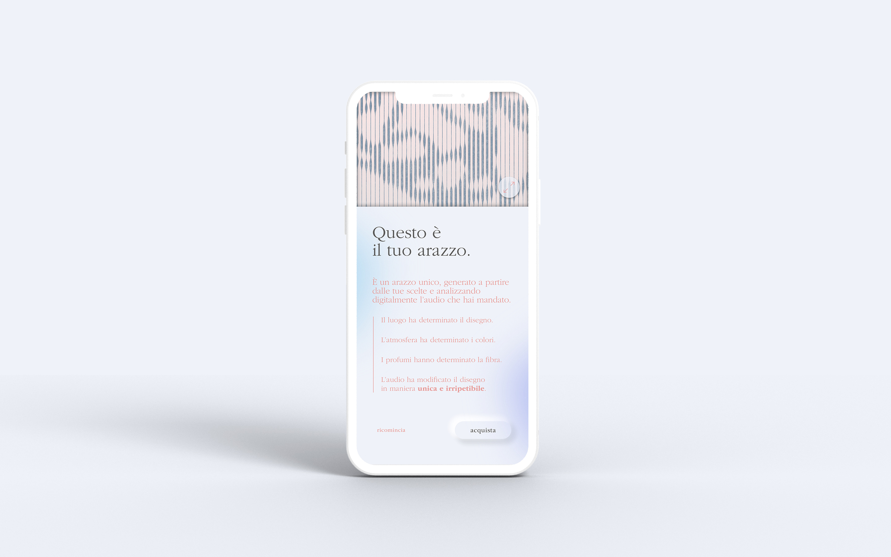 Meristema Lab, product design, prototype, textile design, Cristina Mariani